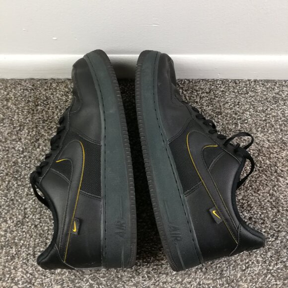 Nike Air Force 1 \'07 Black University Gold Sneakers Mens Size 13 main image 7